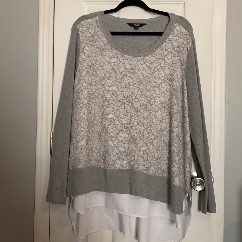 Simply Vera long sleeve top 1x